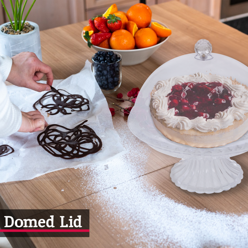 Clear Acrylic Cake Stand with Dome | Faye