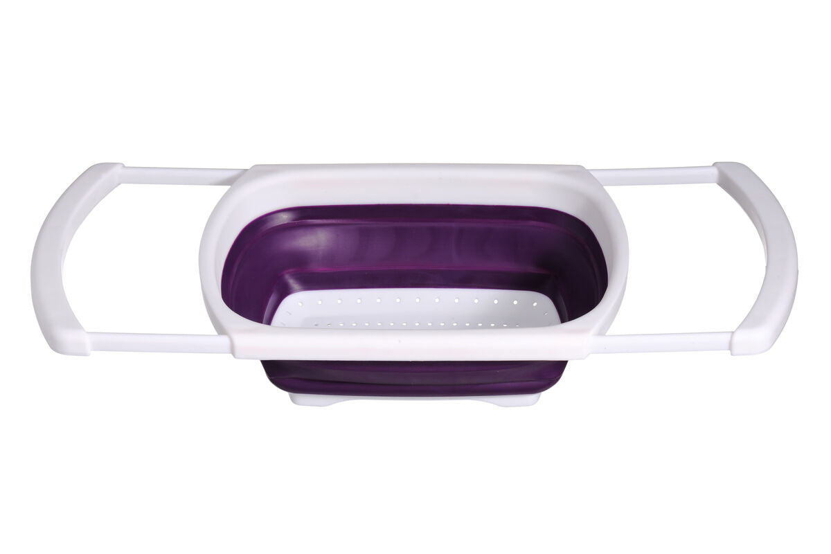 Purple Over Sink Collapsible Colander | Zing