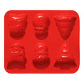 Hallie Red 6 Theme Silicone Cake Mould | Christmas