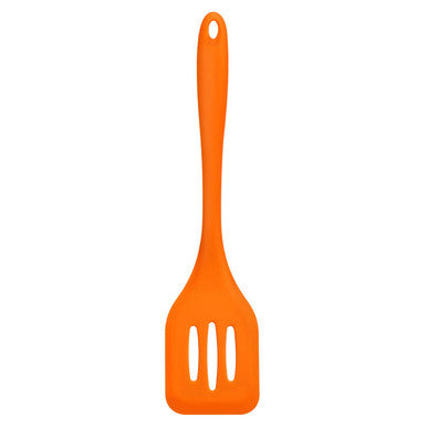 Orange Silicone Slotted Turner | Zing