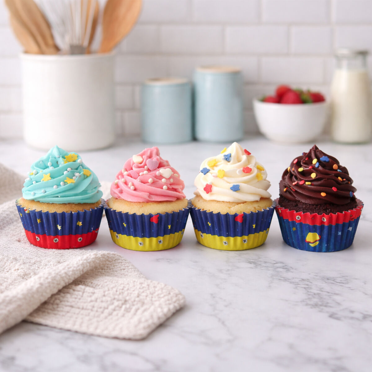 Diva 100 Piece Mini Cupcake Cases | Rocket