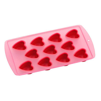 11 Heart Shapes Ice Cube Red Tray | Ice Cube Red TPR