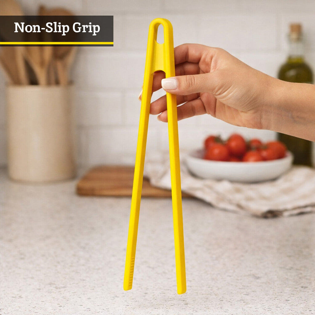 Yellow Silicone Tongs | Zing