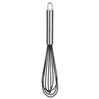 Black Silicone Whisk with Stainless Steel Handle | Zing