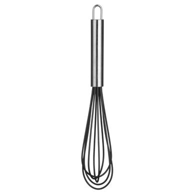 Black Silicone Whisk with Stainless Steel Handle | Zing