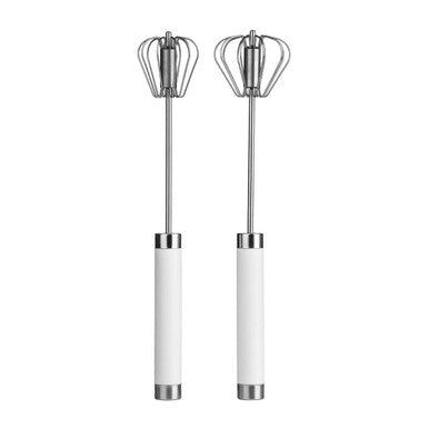 Set of 2 Press & Spin Whisks | Zamin