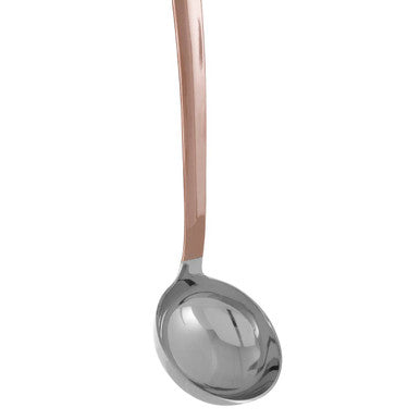 Stainless Steel Ladle with Copper Finish Handle | Freya