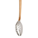 Stainless Steel Slotted Spoon with Copper Finish Handle | Freya