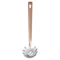 Stainless Steel Spaghetti Spoon with Copper Finish Handle | Freya
