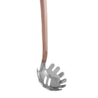 Stainless Steel Spaghetti Spoon with Copper Finish Handle | Freya