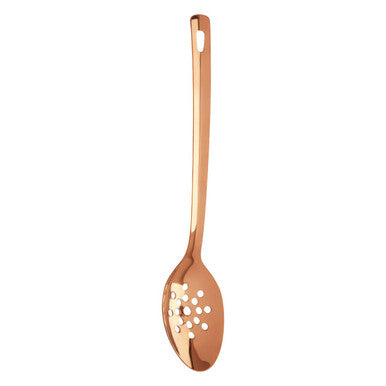 Rose Gold Finish Slotted Spoon | Freya