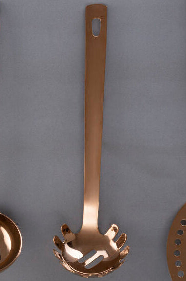 Rose Gold Finish Spaghetti Spoon | Freya
