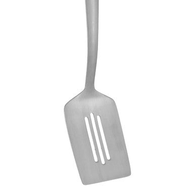 Brushed Stainless Steel Slotted Turner | Hera