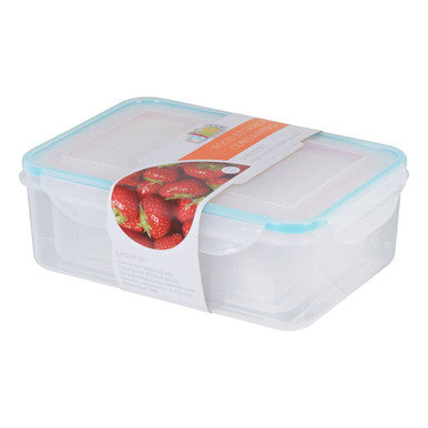 5 Piece Rectangular Food Containers with Airtight Lids | Herrela