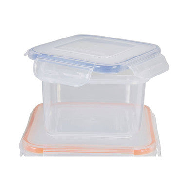 5 Piece Square Food Containers with Airtight Lids | Herrela