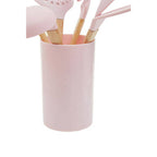 7 Piece Utensil Set In Pastel Pink | Zing