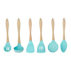 7 Piece Utensil Set In Pastel Green | Zing