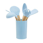 7 Piece Utensil Set In Pastel Blue | Zing