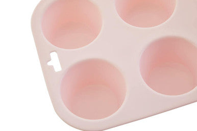 Pastel Pink 6 Cup Muffin Mould | Zing