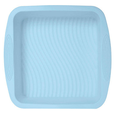 Pastel Blue Square Cake Mould | Zing