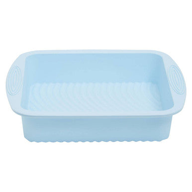 Pastel Blue Square Cake Mould | Zing