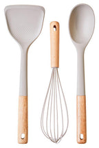 Stone Grey Silicone Head 3 Piece Kitchen Tool Set | Nova
