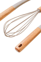 Stone Grey Silicone Head 3 Piece Kitchen Tool Set | Nova