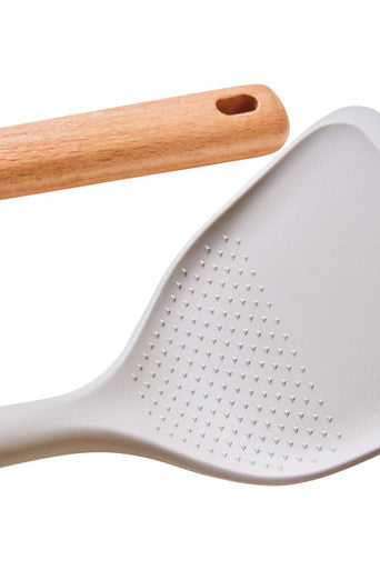 3 Piece Kitchen Tool Set with Stone Grey Silicone Heads | Nova
