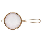 Small Gold Finish Round Sieve | Alchemist