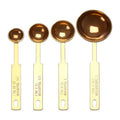 Gold Finish Measuring Spoons | Alchemist