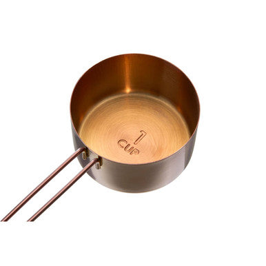 Set Of 4 Rose Gold Measuring Cups | Alchemist