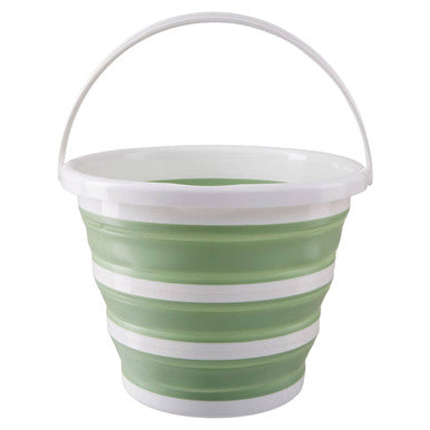 Green White Collapsible Bucket | Averill
