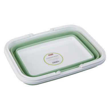 Collapsible Laundry Basket in Green | Averill