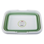 Collapsible Laundry Basket in Green | Averill