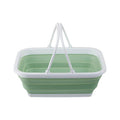 Collapsible Laundry Basket in Green | Averill