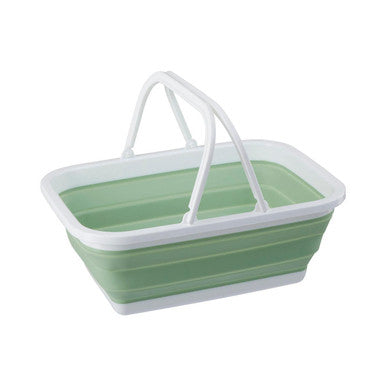 Collapsible Laundry Basket in Green | Averill