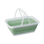 Collapsible Laundry Basket in Green | Averill