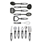 12 Piece Black and Stainless Steel Gadget Set | Barron
