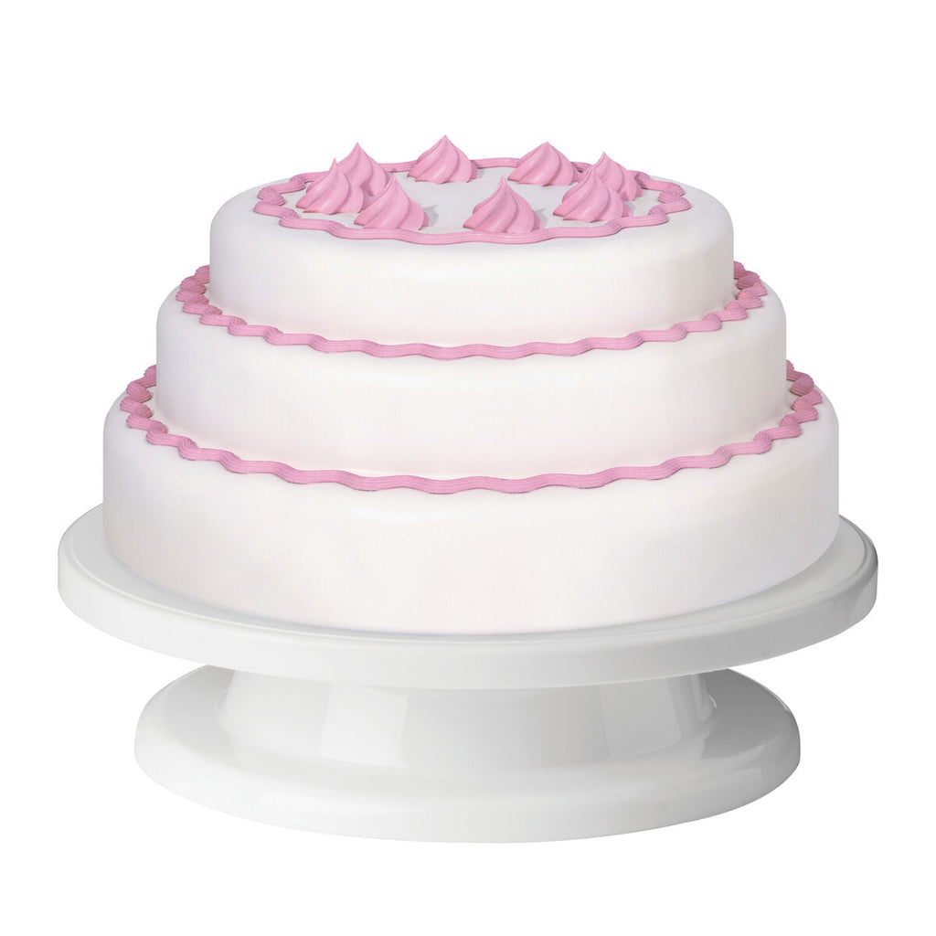 White Cake Decorating Turntable Stand | Romm
