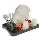 Grey and Orange Dish Drainer | Laurie