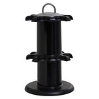 2 Tier Black Spice Rack | Luciano