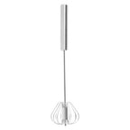Press And Spin Silver Finish 26Cm Whisk | Zamin