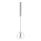 Press And Spin Silver Finish 26Cm Whisk | Zamin