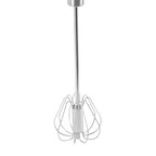 Press And Spin Silver Finish 30Cm Whisk | Zamin