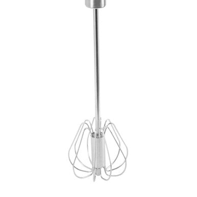 Press And Spin Silver Finish 30Cm Whisk | Zamin