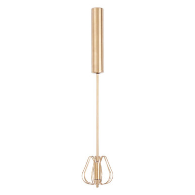Press And Spin Light Gold 35Cm Whisk | Zamin