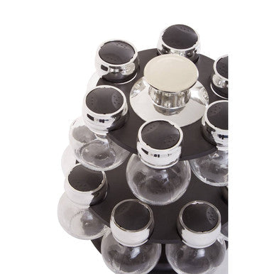 2 Tier 14 Bottle Revolving Spice Rack | Luciano