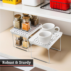 Set of 2 Foldable Cabinet Organisers | Romm