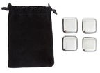 Set of 4 Stainless Steel Whisky Stones | Patrin