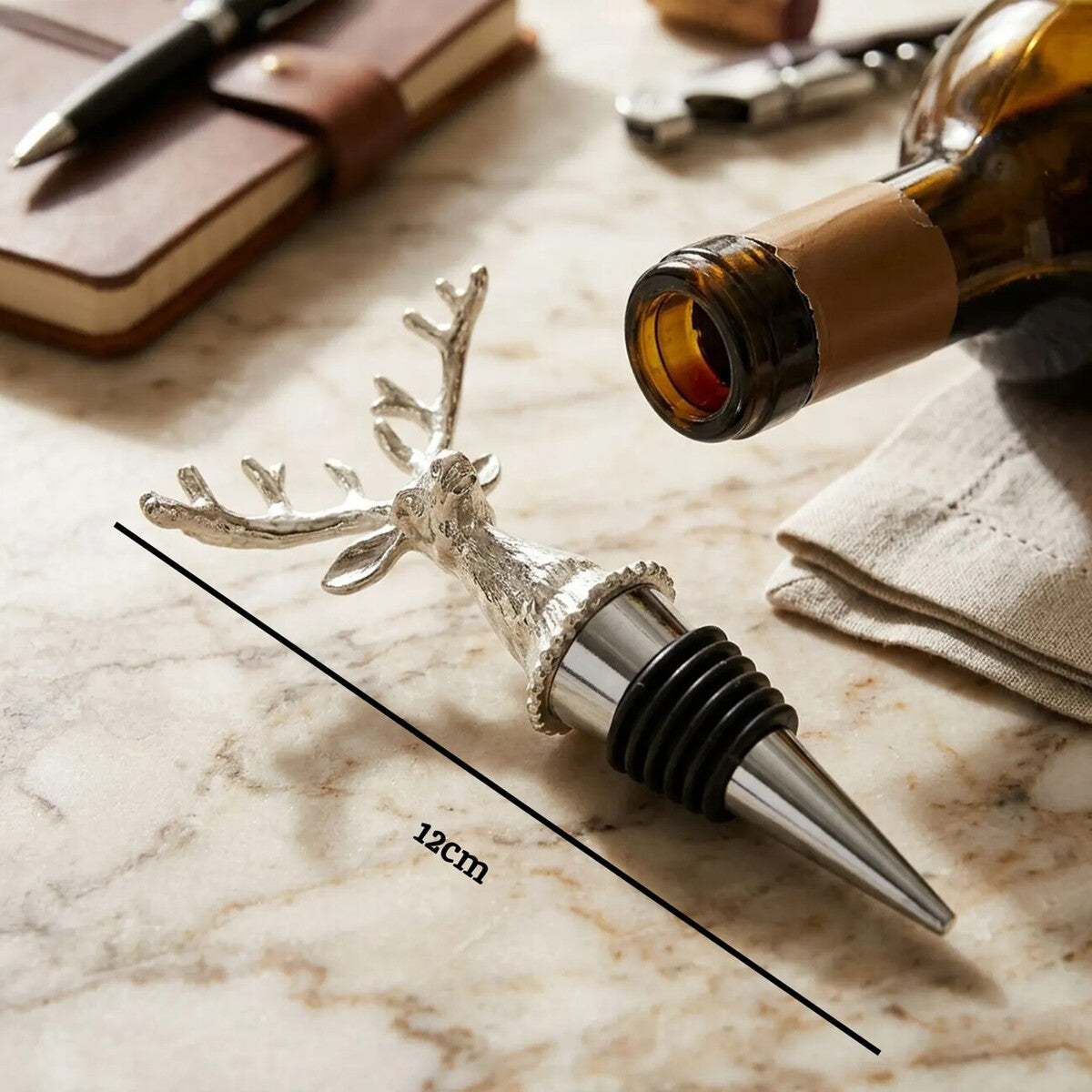 Stag Bottle Stopper | Patrin